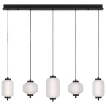 Black Torso 5 Light LED Pendant